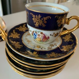 Kobalt Espresso cup with saucer